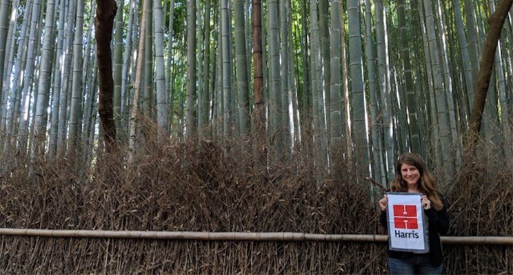 HarrisAssoc's tweet image. Harris' Lindsey Messner and the Harris Flag in Japan! Our employee owners take the #HarrisFlag with them on vacation - join the Harris family so we can see where you take it next! #WeAreHarris #LifeAtHarris #TravelTuesday