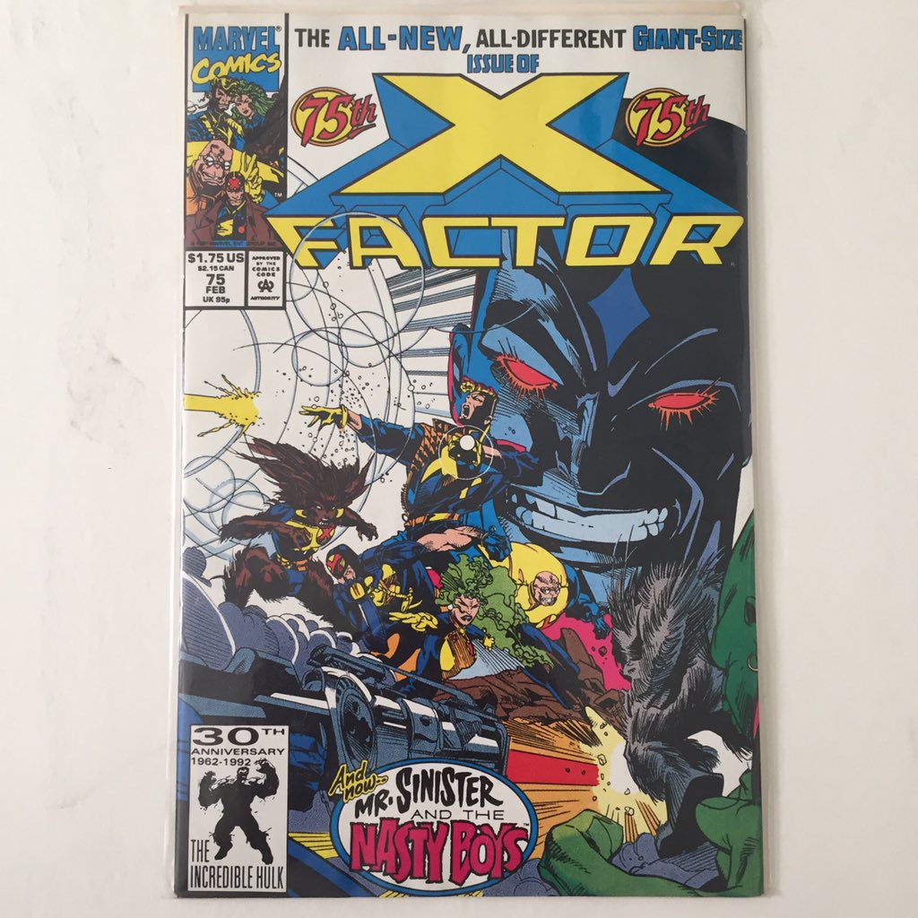 THEKevinMiller's tweet photo. When I overcommit I #overcommit! Here’s #issue75 of #xfactorcomics. We’re about a third of way through the whole run. #marvel #comicbooks #mrsinister #nastyboys #havok https://t.co/mexJOELFgH