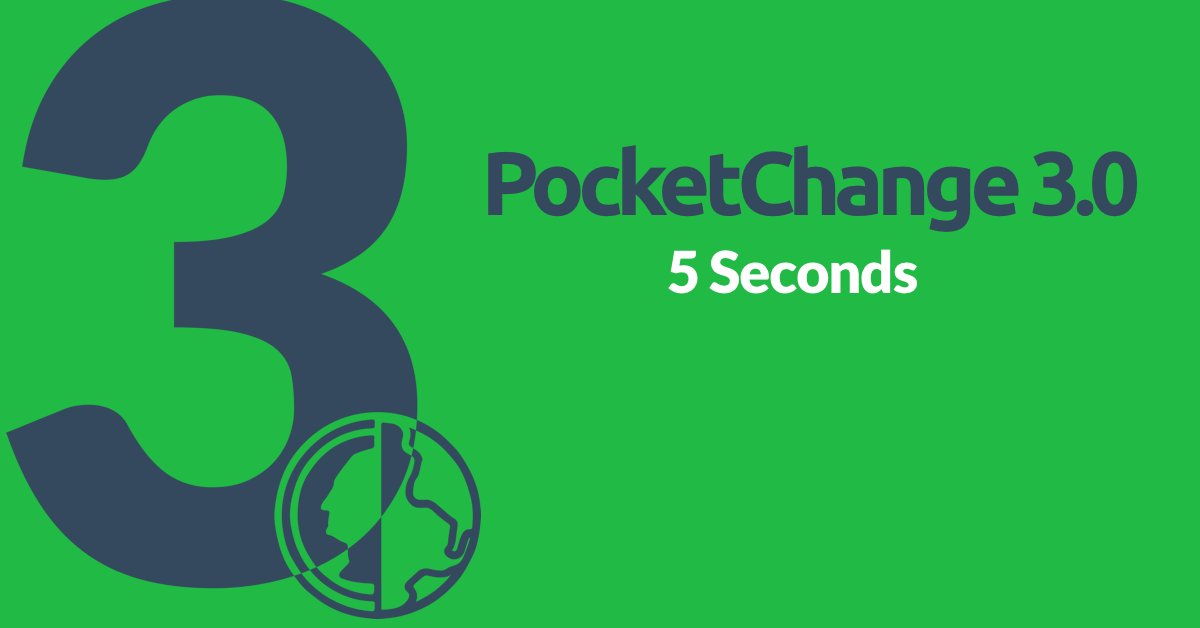 Now you can give to 5 causes in under 5 seconds! Pre-save a debit/credit card to your account. This is unheard of in the charity industry. Big update coming tomorrow. Stay tuned 🤐🤔😱

#PocketChangeLaunch #EmpowerYourself