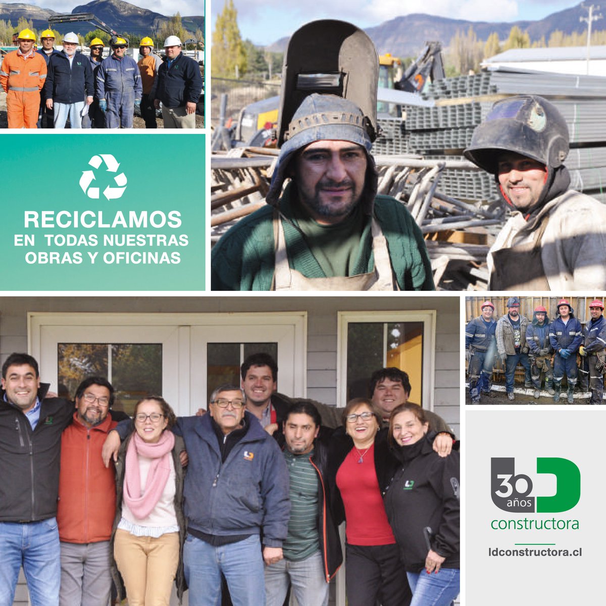 LD_Constructora's tweet photo. Todas nuestras obras y oficinas, tanto en Santiago como en Coyhaique, cuentan con un ‘punto limpio’, que es una zona de acopio y almacenamiento en la que se depositan los residuos de manera limpia, ordenada y selectiva para su posterior reciclaje. https://t.co/WeP2BhmZV0