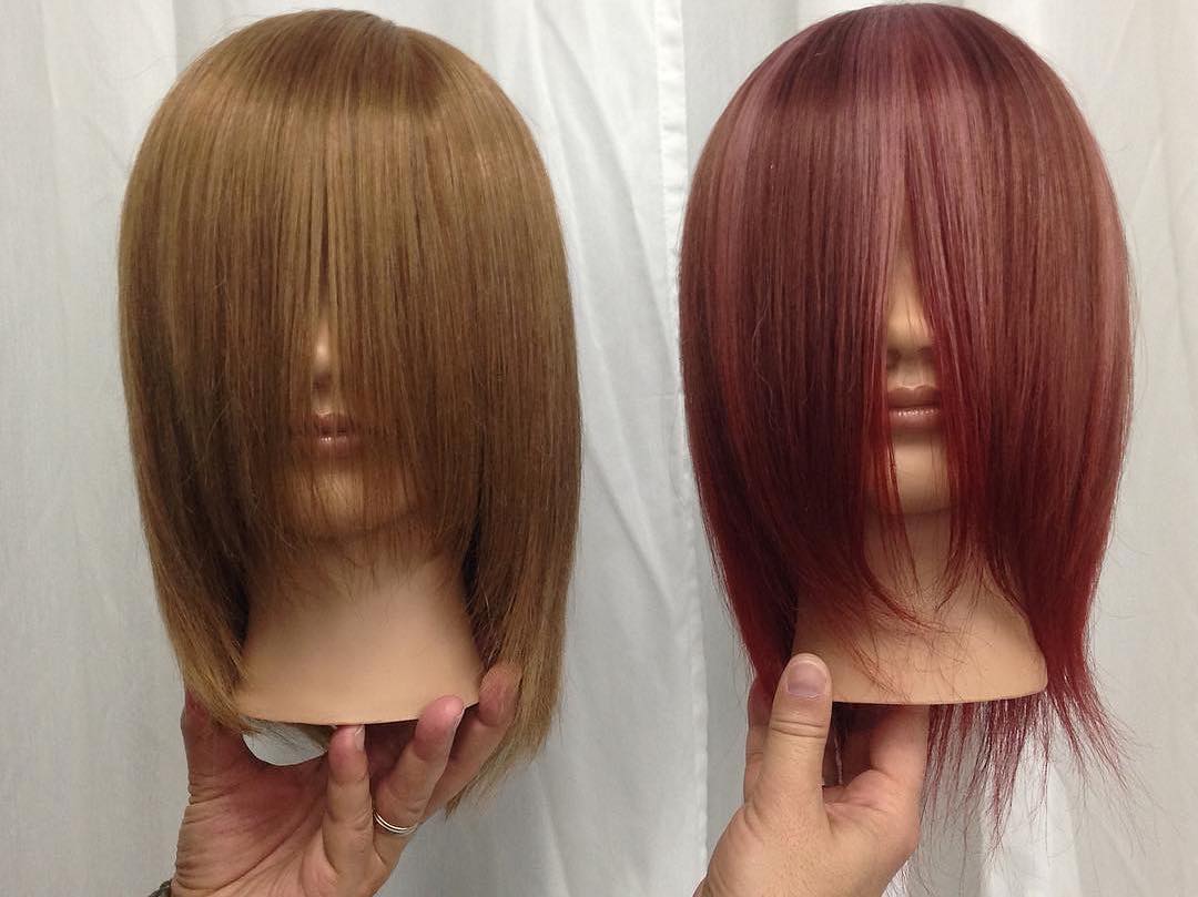 PPCanada's tweet photo. RT @PivotPointIntl: Transformation Tuesday 🐛🦋 #MannequinMakeover #Wella #PivotPoint #LearnForward (📸: @thespotsalonforhair) https://t.co/TNqFx04UwP