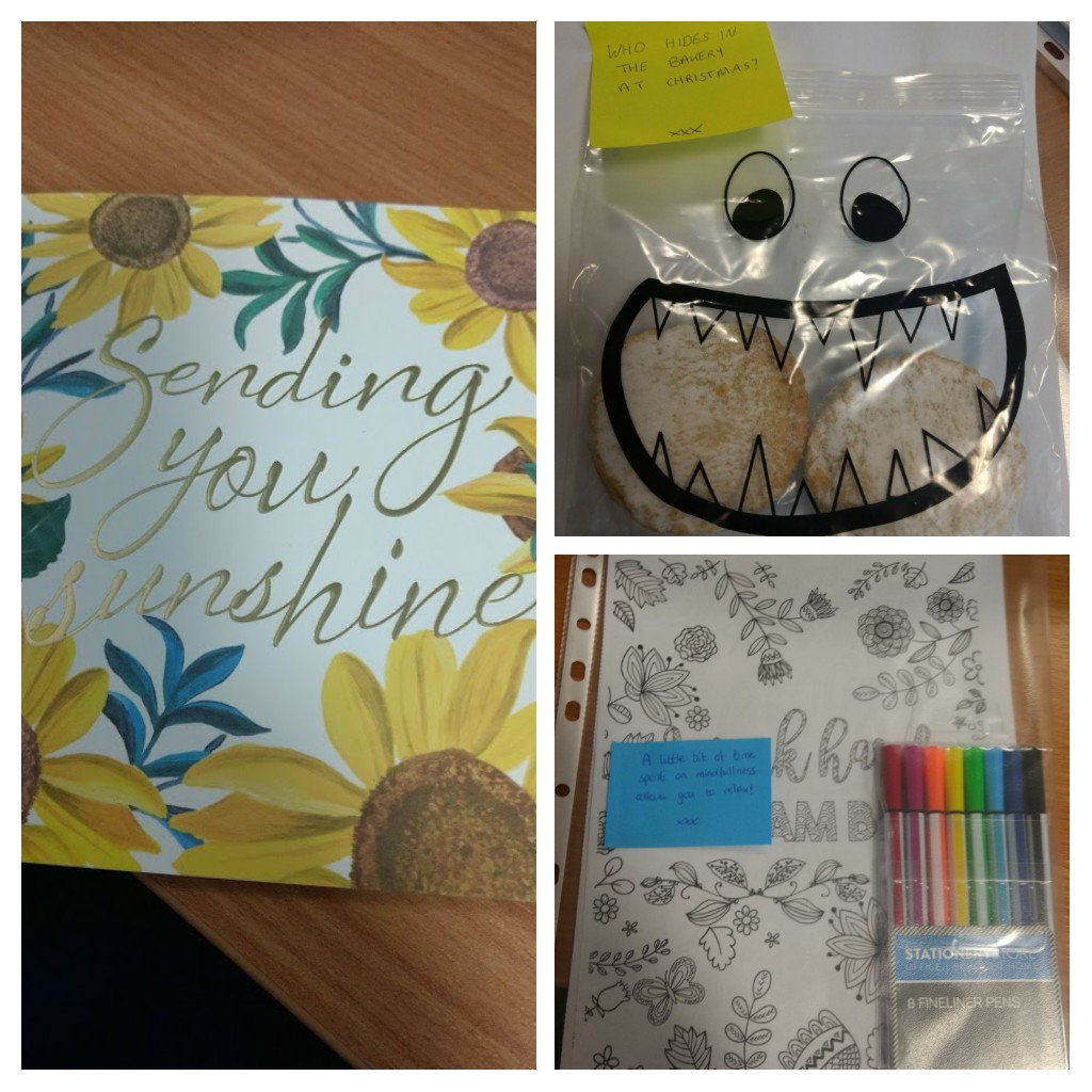 Geoggersthom's tweet photo. A few of the thoughtful gestures / gifts from my secret saint. It really does make a difference - thank you! #plantsbrook #secretsaint #mademyday https://t.co/msp8rSpITo