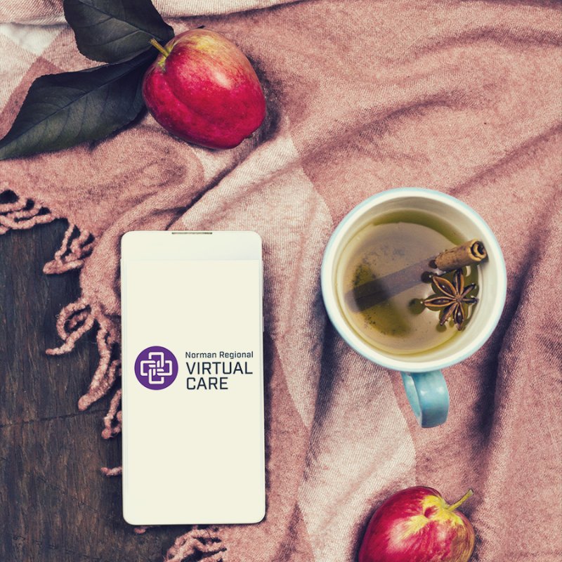 normanregional's tweet image. Don’t let a cold keep you away from family this Thanksgiving. Just visit with a provider on Norman Regional Virtual Care from anywhere in Oklahoma. 
Download the app on iPhone or Android, or visit: NormanRegionalVirtualCare.com. #VirtualCare #Virtualdoc #virtualvisit
