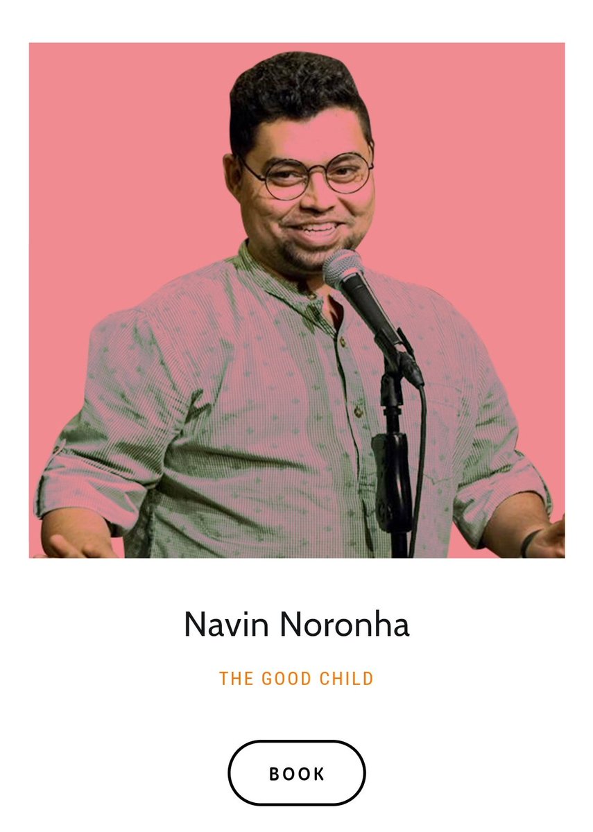 #Bangalore
Doing my one hour stand-up comedy show 'The Good Child' as a part of <a href="/blrcomedyfest/">Bengaluru ComedyFest</a>
Date - 25th November
Time - 7pm
Venue - <a href="/AttaGalatta/">Atta Galatta</a> 
Tickets -  in.bookmyshow.com/events/the-goo… 

#comedy #bcf #comingout #thegoodchild