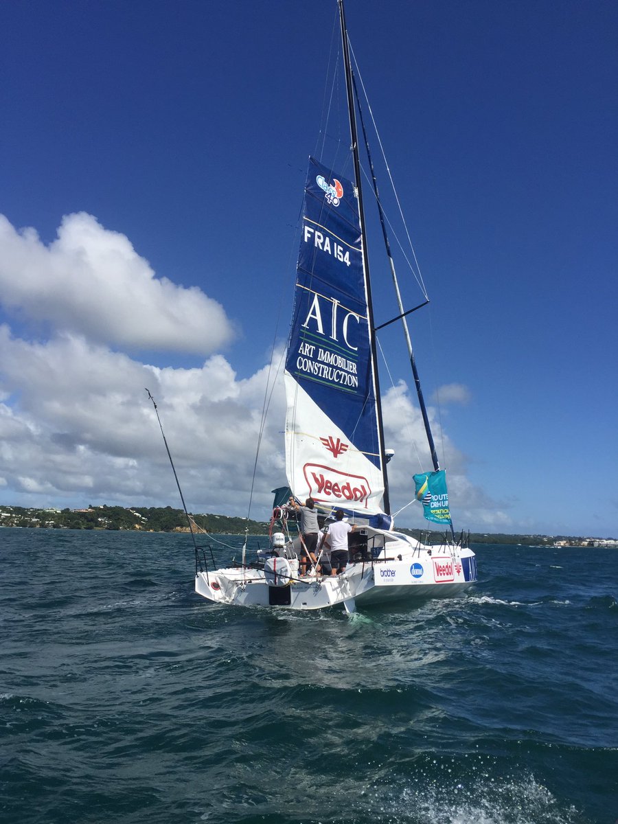 yoannrichomme's tweet photo. Après la @LaSolitaire2018 Yoann inscrit la @routedurhum à son palmarès https://t.co/v1uPTTKzWF