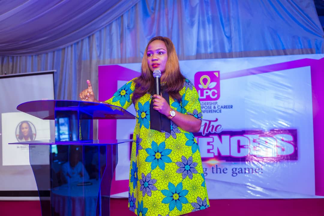 LeadWorld_ng's tweet photo. Dr. Emem Dominic speaking on THE LIFE OF AN INFLUENCER:
EMBRACING TEACHABLE MOMENTS.
#lpcConference
#theinfluencers
#leadworld https://t.co/l575LCEjF3