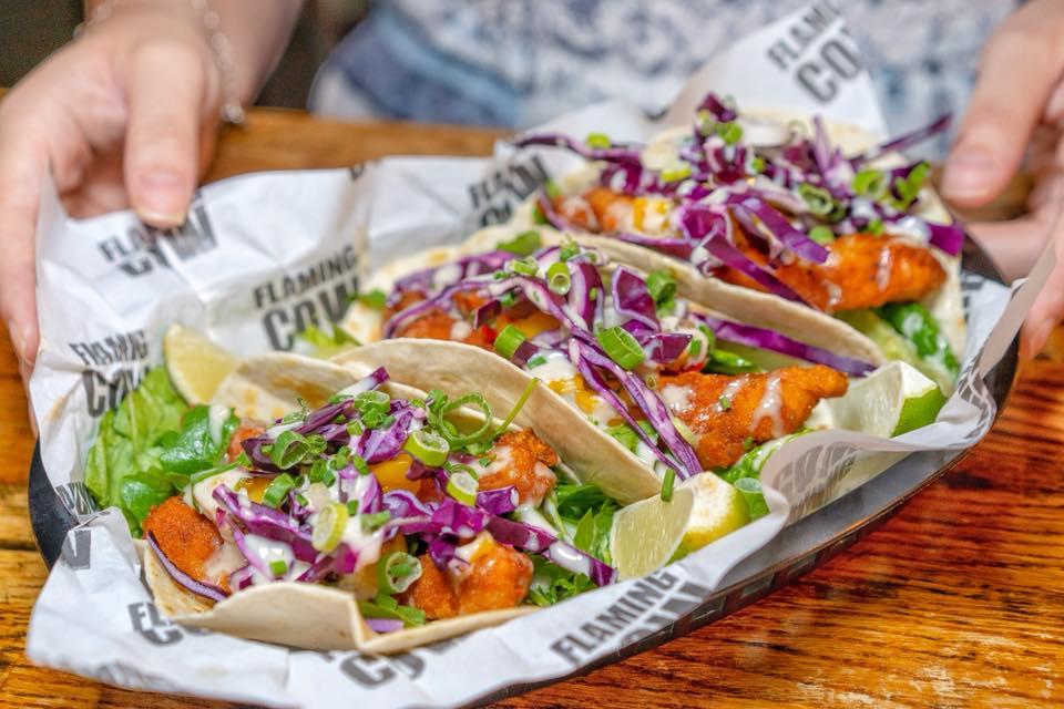 It's not just burgers on the menu at <a href="/loveflamingcow/">Flaming Cow</a> in #Eton. Try their fish tacos with guac and chilli salsa. 🌮 fal.cn/S3is #TacoTuesday