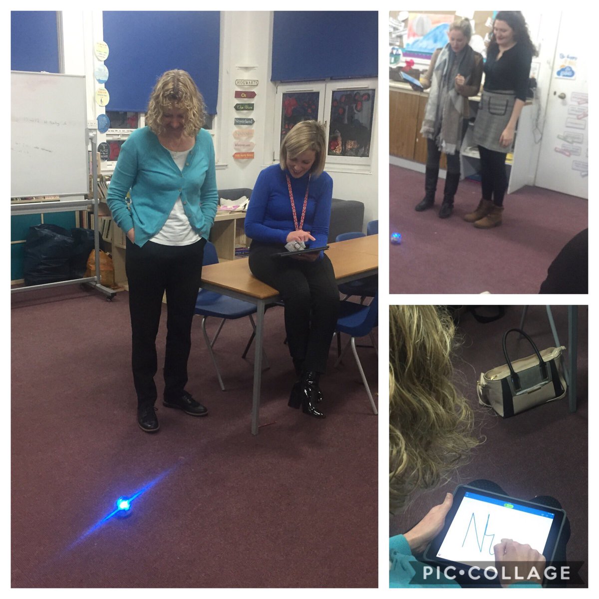 hayleycleland's tweet photo. Thank you @stevebunce for working with staff from @DounePS @Kininmps @ThornhillPS1 @PofMenPS on developing their digital skills. #collaboration #KIMSTEM #TPSSTEM https://t.co/DLxxfE83ke
