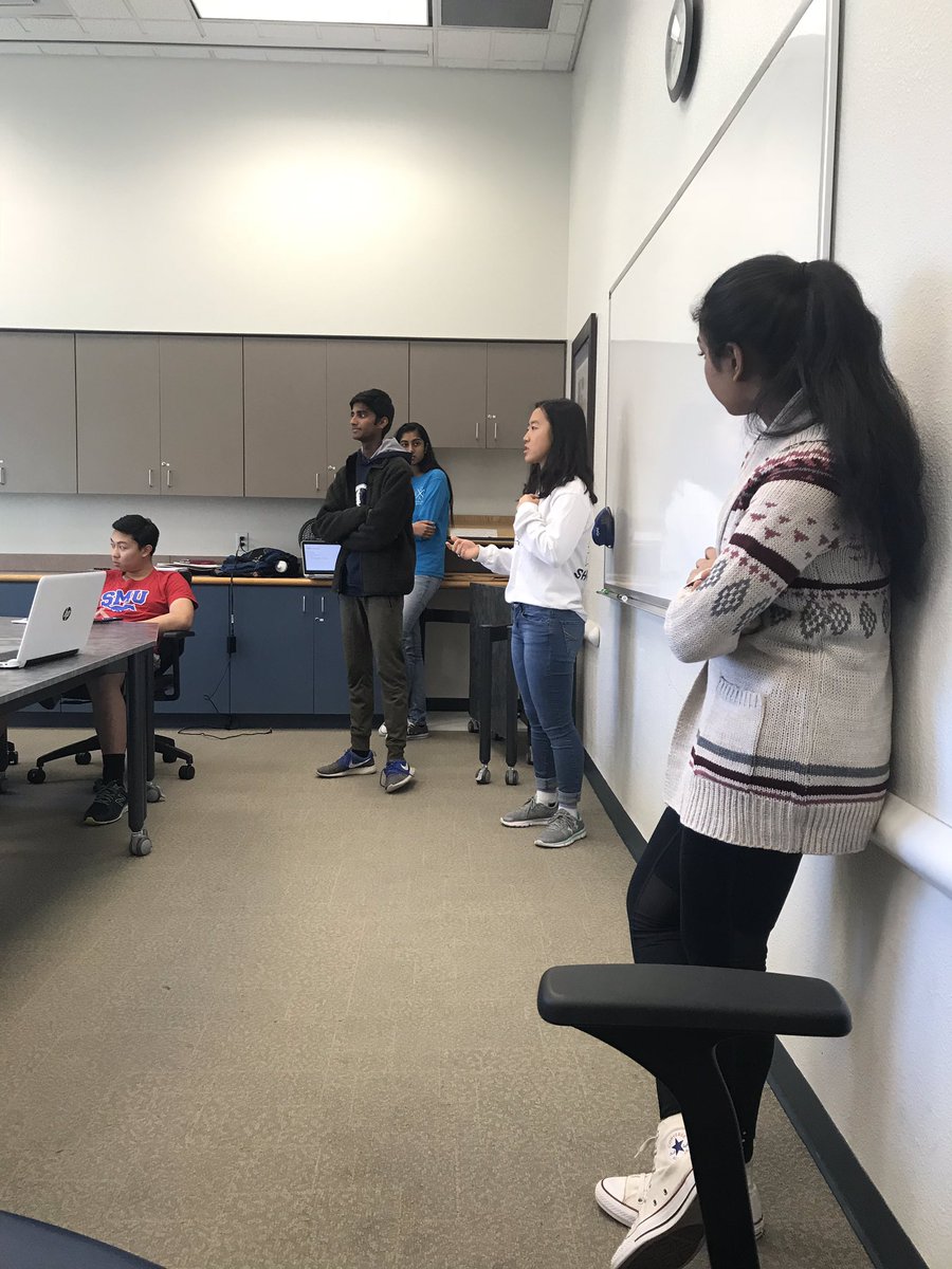 DECALibertyHS's tweet photo. Our awesome 👏 😎 Liberty DECA @DECALibertyHS officers hosting a competitors meeting with tips and q&amp;a session during Thanksgiving break at a local library 📚 @planolibrary @LHSRedhawks #LibertyLearns @TexasDECA 
#DECAMonth #readyforit https://t.co/vP6KnLgWQ9