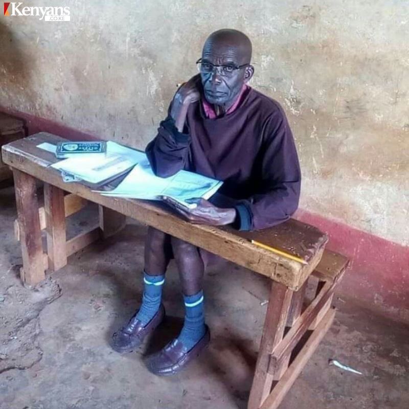 45 year old Jeremy Muici scored 45 marks in the just announced #KCPE2018 results. He enroled at Ndururumo Primary School in 2011 after completing a 10-year jail term.