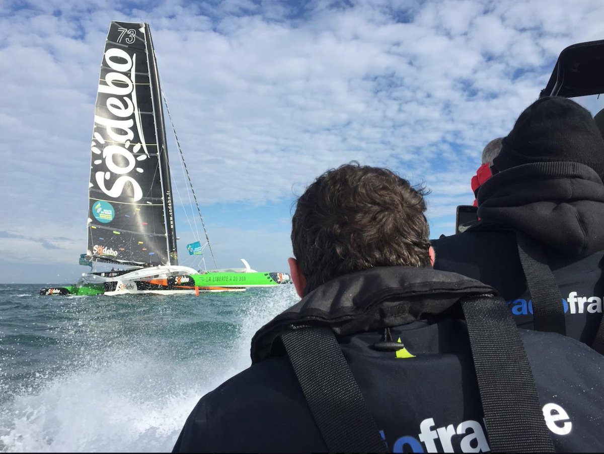 rakoto_laurence's tweet photo. Bravo #thomascoville pour cette #RDR2018 délicate mais récompensée ! Lors de notre échange aux ateliers @franceinfo, tu évoquais la spiritualité nichée derrière un tel défi. Challenge réussi pour cette "ultime" course avec le trimaran Sodebo. Namaste! #SodeboUltim2 #ultim #utime https://t.co/8VByZVGnci