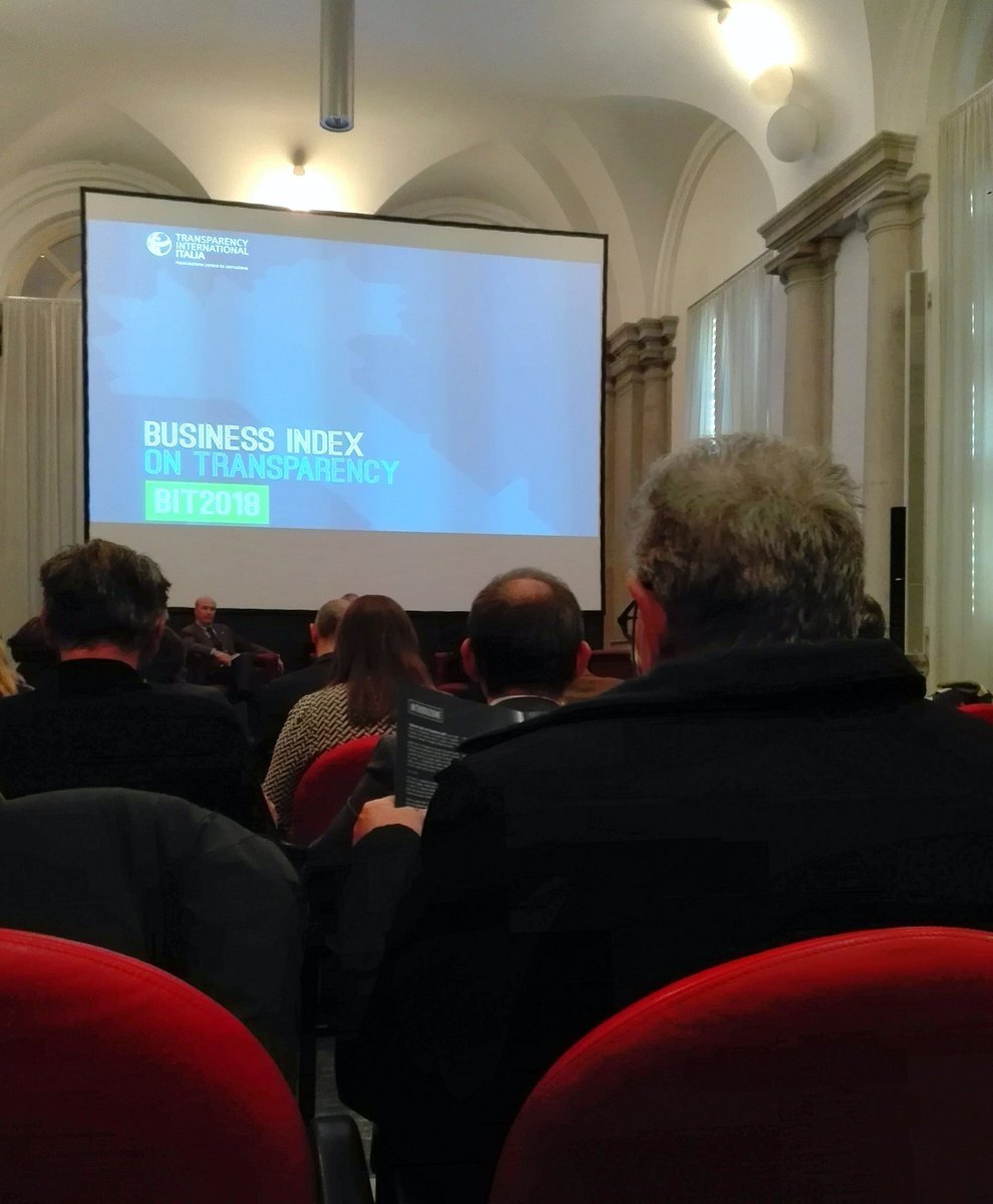 AmedeoRizzoTax's tweet image. @transparency_it presenta il Business Index on Transparency #BIT2018 al Business Integrity Forum 2018. I risultati eono davvero interessanti #trasparenza #anticorruzione