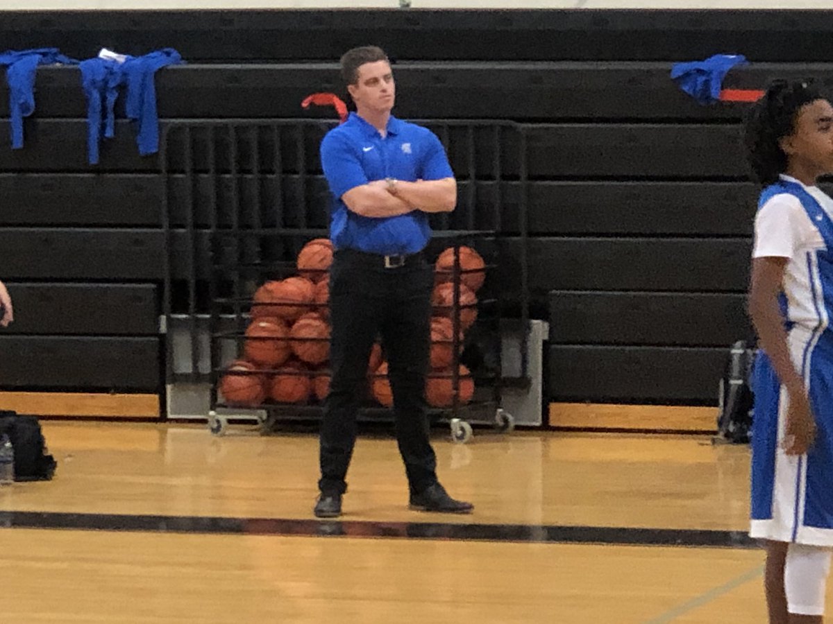 SpartanHoopsMBB's tweet photo. Congratulations to #SpartanHoops9A team on their win over FW South Hills & special congratulations to Coach Kirkpatrick on his 1st career basketball coaching win! #ManyToCome #GoBlue #NoAccidents https://t.co/WrKvOzLB7a