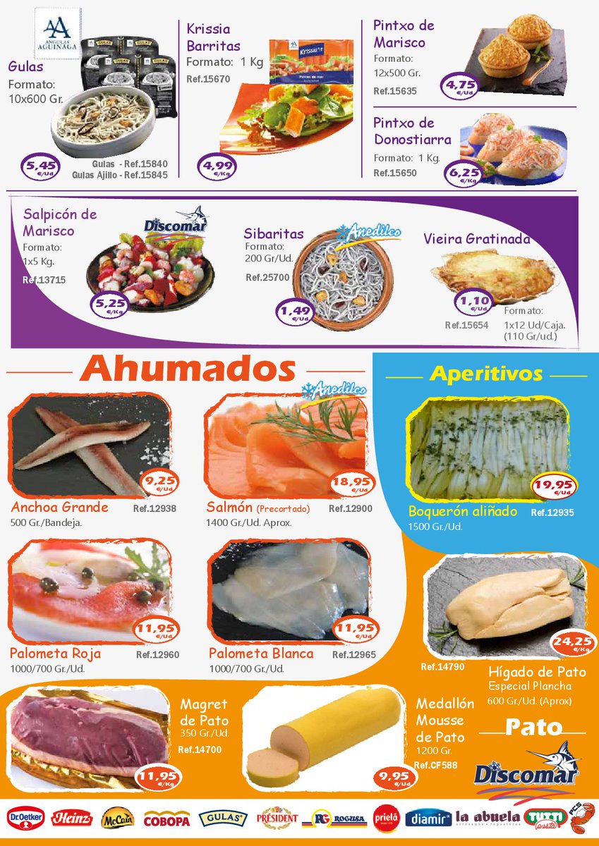 Discomar_'s tweet photo. ¿Qué te toca llevar este año a la cena de Navidad?
Te lo vamos a poner fácil...
NUEVO CATÁLOGO DE PROMOCIONES #DISCOMAR #congelados #refrigerados #hosteleria #restauracion #navidad2018 #cenadenavidad #distribucion #madrid #torrejondeardoz https://t.co/H6EldEaAlo