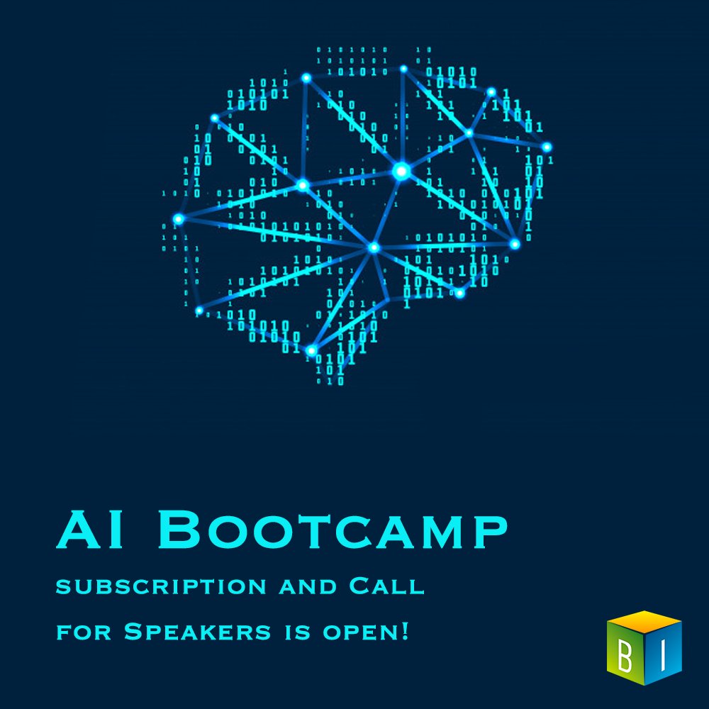 BIdoBrasil's tweet photo. #AIBootcamp é um evento com o apoio da #Microsoft visando um dia de imersão em soluções para Inteligência Artificial. Evento #gratuíto, acontece dia 15/12 no mundo todo. Portugal: https://t.co/rsCz9oVAqn Brasil:: https://t.co/EcoDYUpbbd https://t.co/tz9oLwcsKB