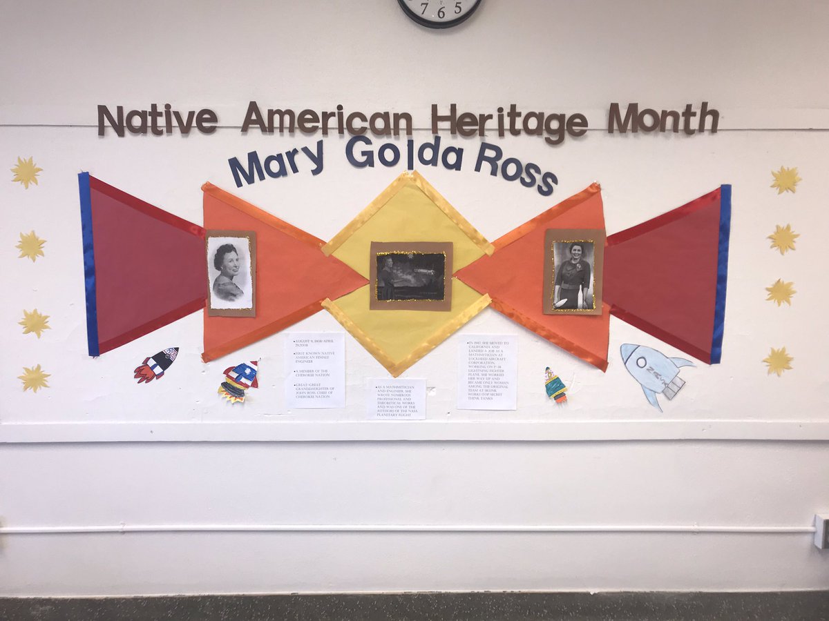 Staryellowfish's tweet photo. It feels so good walking into schools and seeing reflections of your culture! Props to our NASS staff for their NAHM displays! #NAHM #NAHeritage #NASSOkcps #studentsupportOKCPS @OKCPS https://t.co/837QFmkTJS