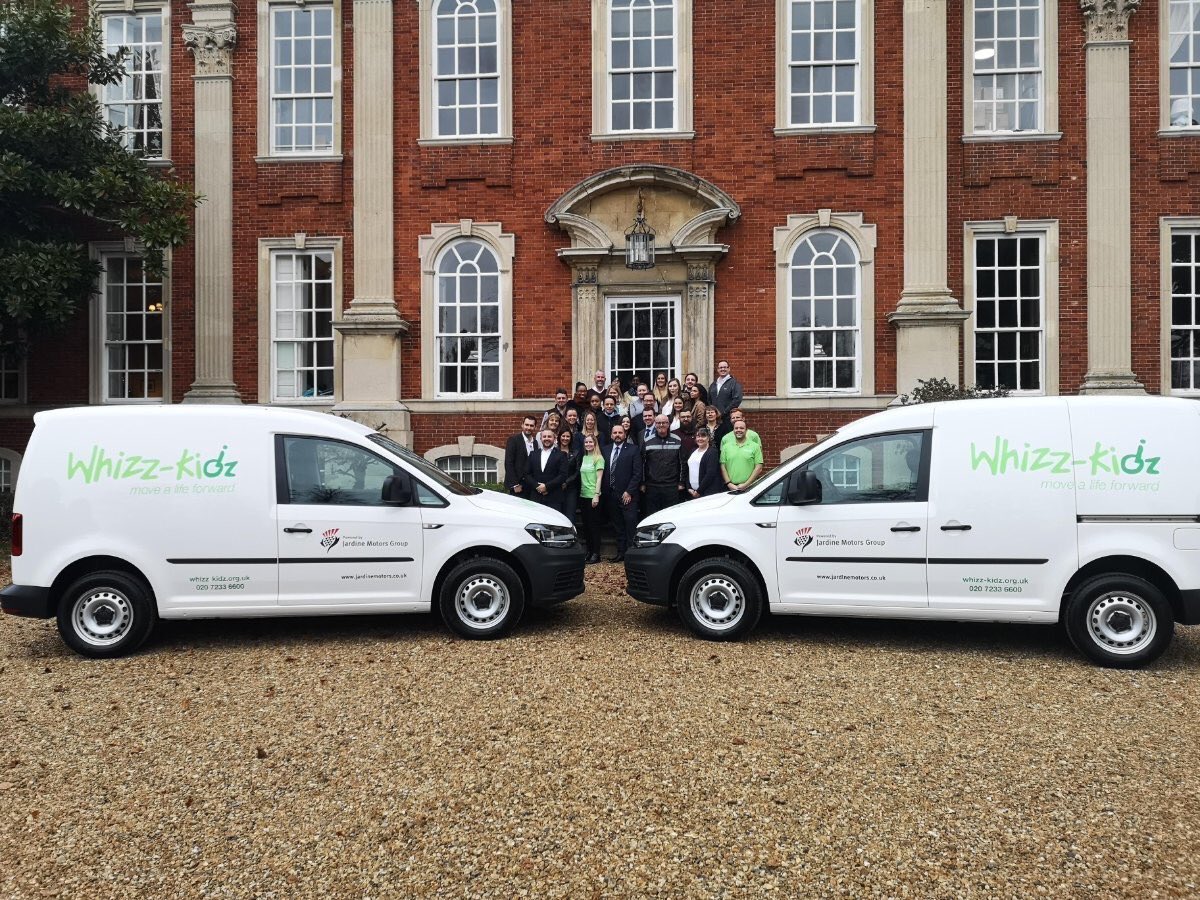 SimonCarGuy's tweet photo. An inspiring day today with colleagues @jardinemotorsuk celebrating £1m in our fundraising partnership with @WhizzKidz &amp; I’m proud of the small part team @AstonCambridge have played from running in the marathon to taking on the 3 Peaks Challenge 💪👏👏#thanksamillion #jobswagger https://t.co/0S9cX4p7uD