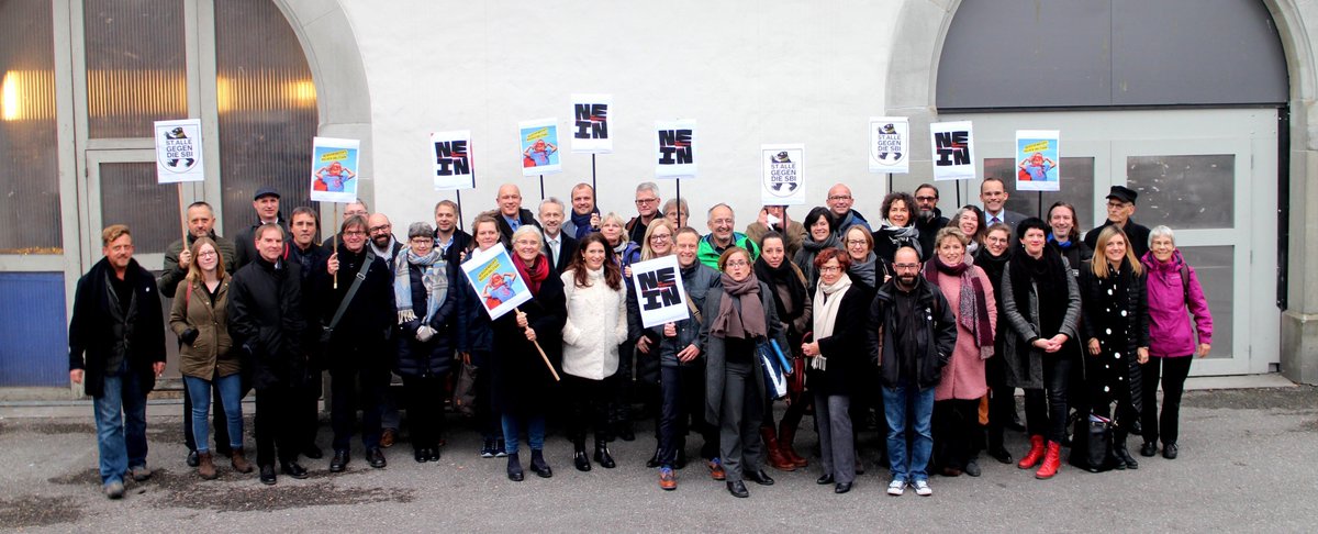 Auch innerhalb des St.Galler Stadtparlaments  gibt es eine breite Allianz zu #SBInein