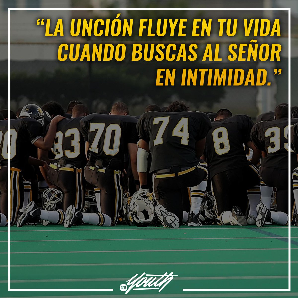 ccbyouthpr's tweet photo. “La unción fluye en tu vida cuando buscas al señor en intimidad.” Juan 17:21 #CCBYouth #CCBDorado #MensajeDiario #Intimidad #Uncion https://t.co/w9OxBA3p9d