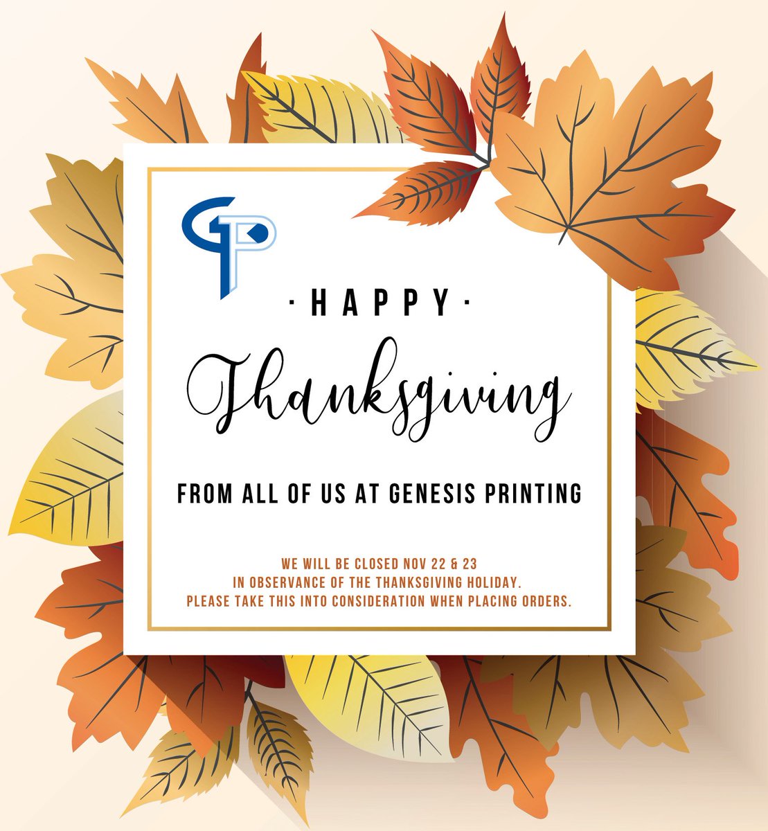 GenesisPrintLA's tweet photo. #ThanksgivingWeek #thankfulforcustomers https://t.co/04EH8ALqdH