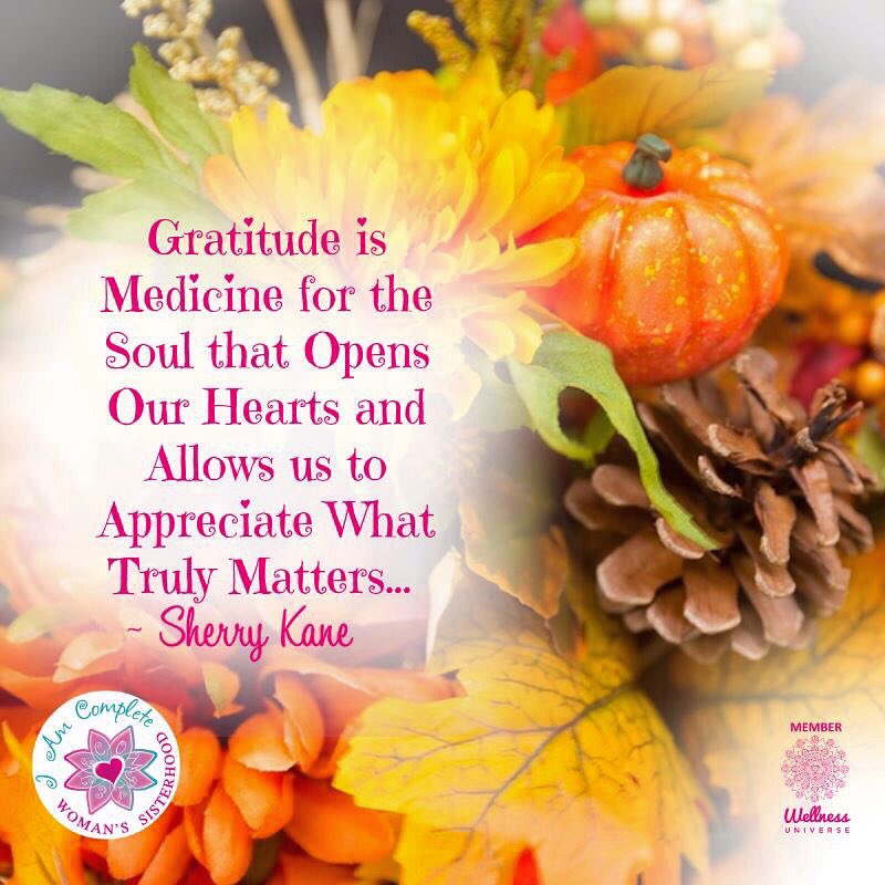 IACWoman's tweet photo. #Gratitude is medicine for the soul that opens our hearts &amp; allows us to appreciate what truly matters. 💗 #bethankful #IamCompleteWoman #WUVIP https://t.co/N8LnvVcaT8