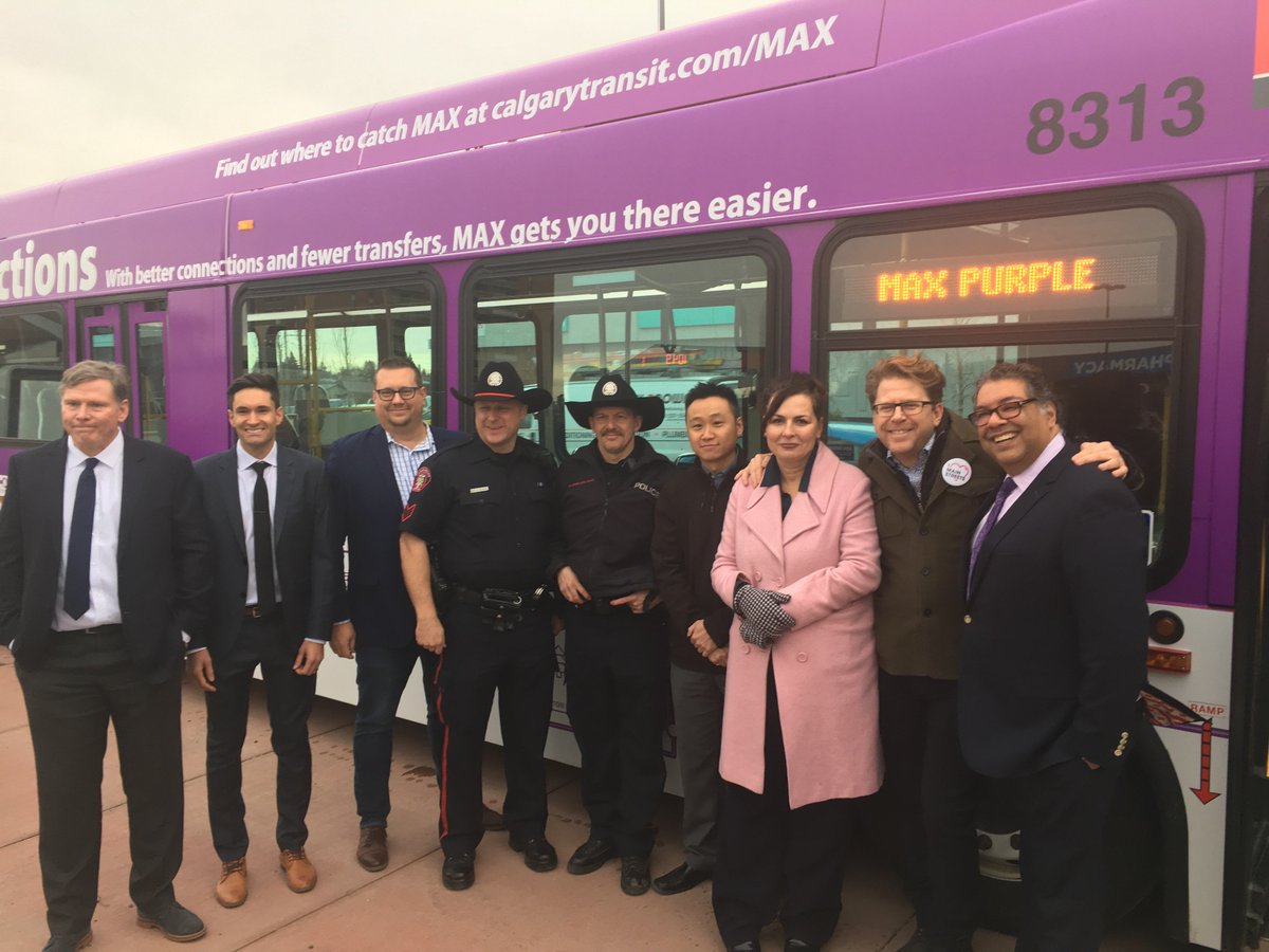 Stantec's tweet photo. Congratulations to our Transportation team, @CityofCalgary and @CalgaryTransit on the opening of the new #MAXPurple rapid transit bus line on 17 Avenue SE. Designed for more frequent service, MAXPurple provides faster/more reliable connections to downtown. https://t.co/yOoxNL0HQO https://t.co/h093yWSBtQ