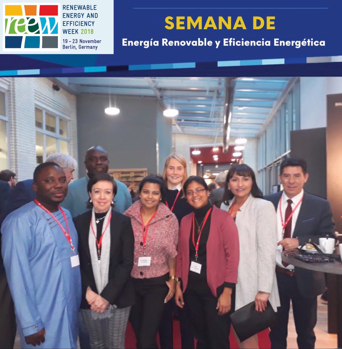 Como parte del proceso de fortalecimiento de capacidades institucionales y personales, autoridades de la SEN participan en la Semana de Energía Renovable y Eficiencia 2018, desarrollándose en la ciudad de Berlín, Alemania. 
#TransformandoHonduras #REEW2018 #EnergíaQueTransforma