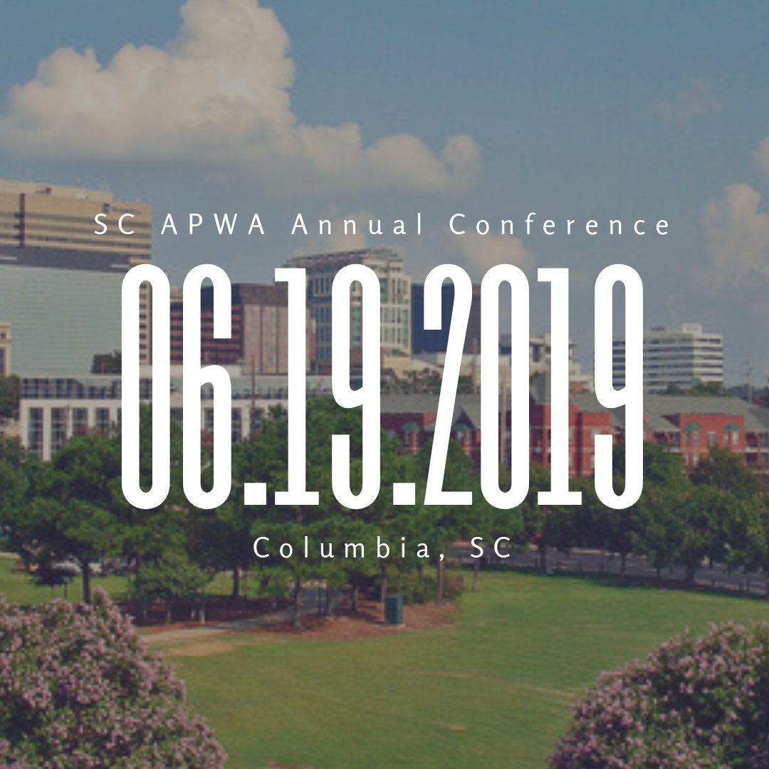 The conference committee needs your help! Our annual conference will be in Columbia from June 19-21, 2019. Let us know your plans by taking this quick poll: ow.ly/Y2xn30mGOOi #SCAPWA19