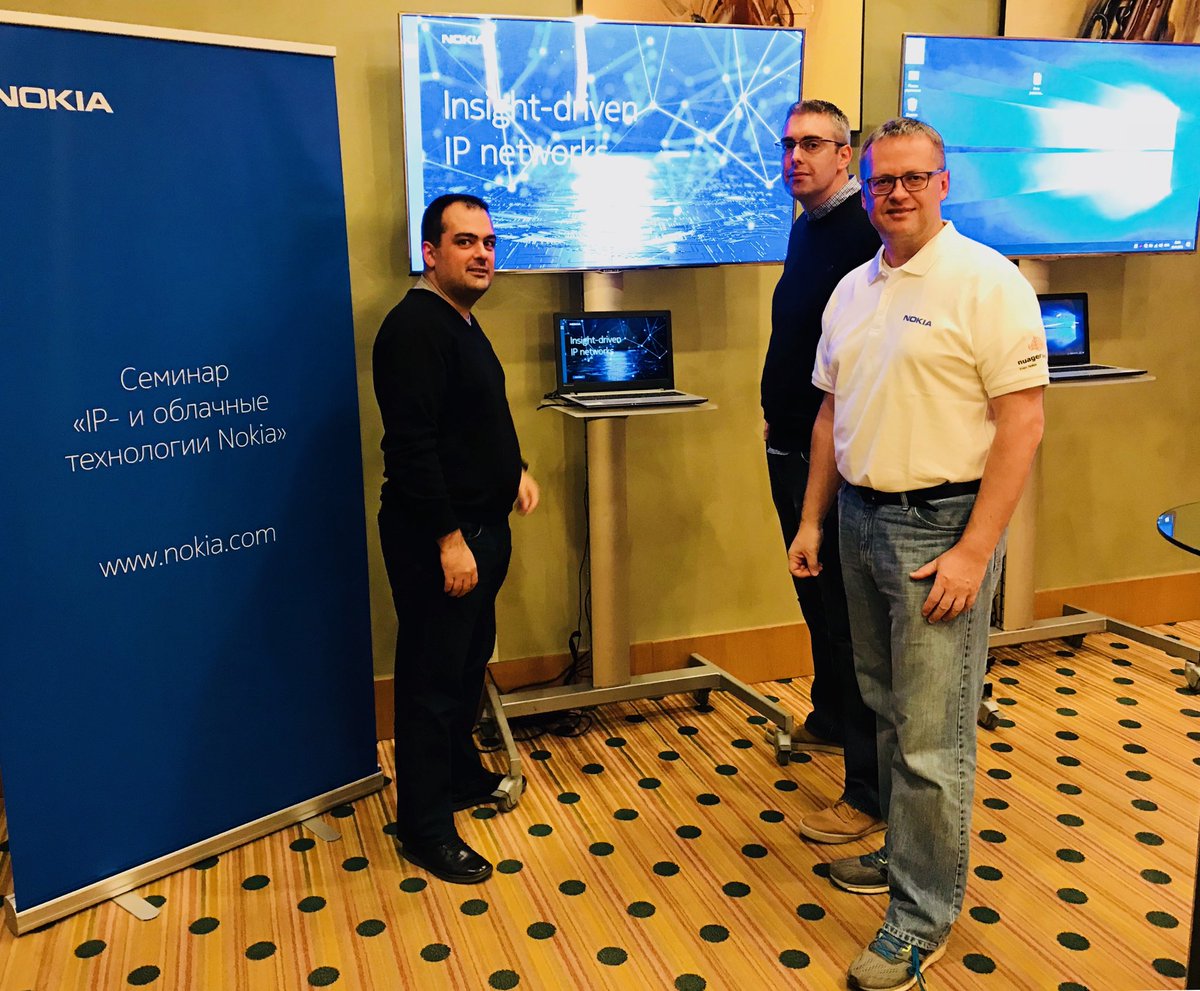 ivo_lansky's tweet photo. Final prep work for tomorrow’s @nokianetworks @SReXperts in Moscow @SwissotelMoscow with @nokia_jcumming and Dusko! #InsightDrivenIP https://t.co/YfGkUr0Cdp