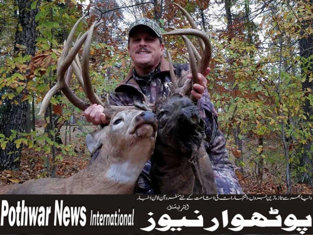 pothwarorg's tweet photo. Man shoots buck with two heads. One had been dead for quite awhile. - https://t.co/9Ou5ZXjWcg https://t.co/nUJTA7kPBe
