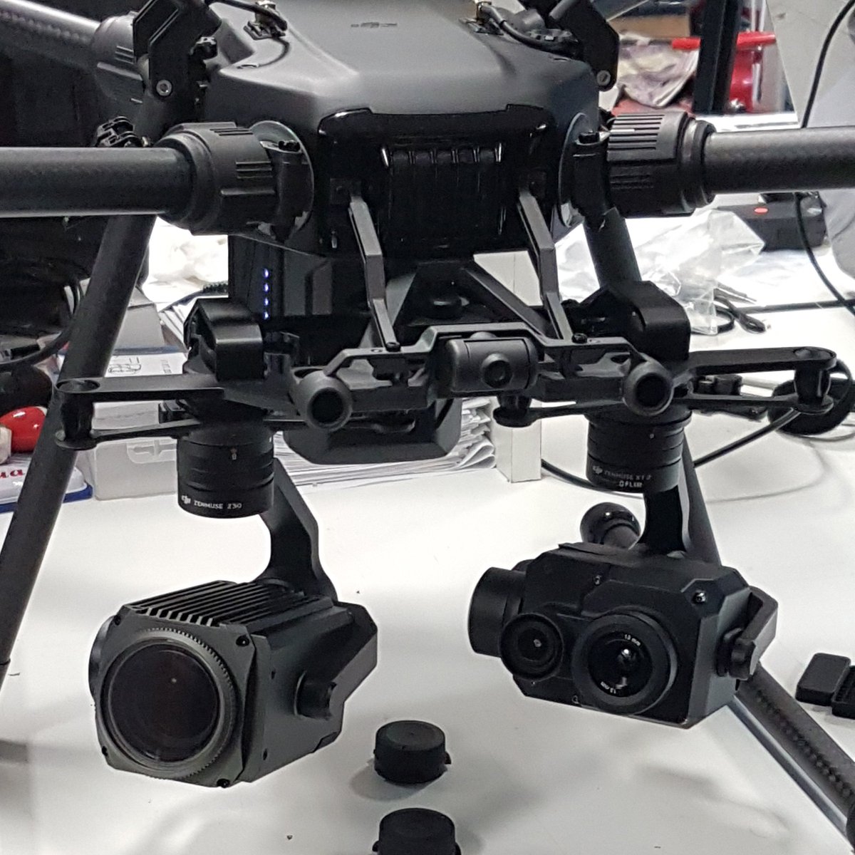 BizModel_Italy's tweet image. Matrice 210 RTK equipped for video surveillance with thermal camera and zoom camera #djienterprise #matrice210rtk #videosurveillance