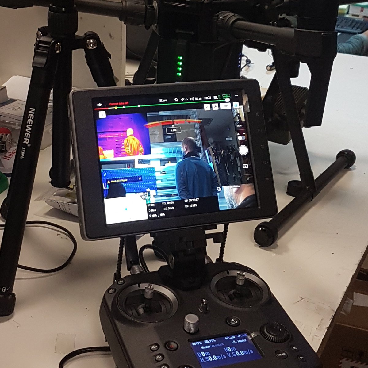 BizModel_Italy's tweet image. Matrice 210 RTK equipped for video surveillance with thermal camera and zoom camera #djienterprise #matrice210rtk #videosurveillance