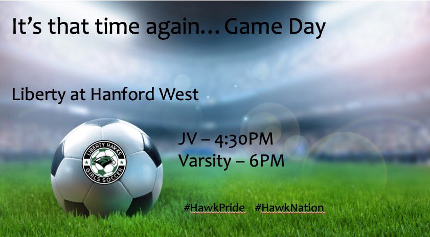 LibertyWmnsSccr's tweet photo. And so it begins...our season starts tonight at Hanford West! #WhoStepsUp #HawkNation #HawkPride #GVUSDShares @AlyssaPazzi https://t.co/U4UFUAEb5r