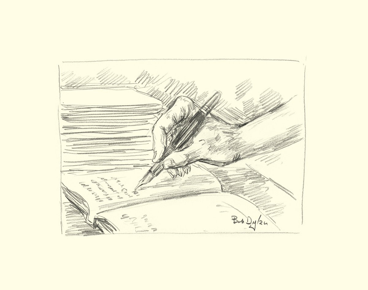 HalcyonGallery's tweet photo. "There’s a battle outside and it’s ragin’/ It’ll soon shake your windows and rattle your walls/ For the times they are a-changin“ @bobdylan (1964). Last few weeks of Mondo Scripto @halcyongallery til 30 Nov #bobdylan #halcyongallery #mondoscripto #exhibition #london https://t.co/dLrcRGUEPZ