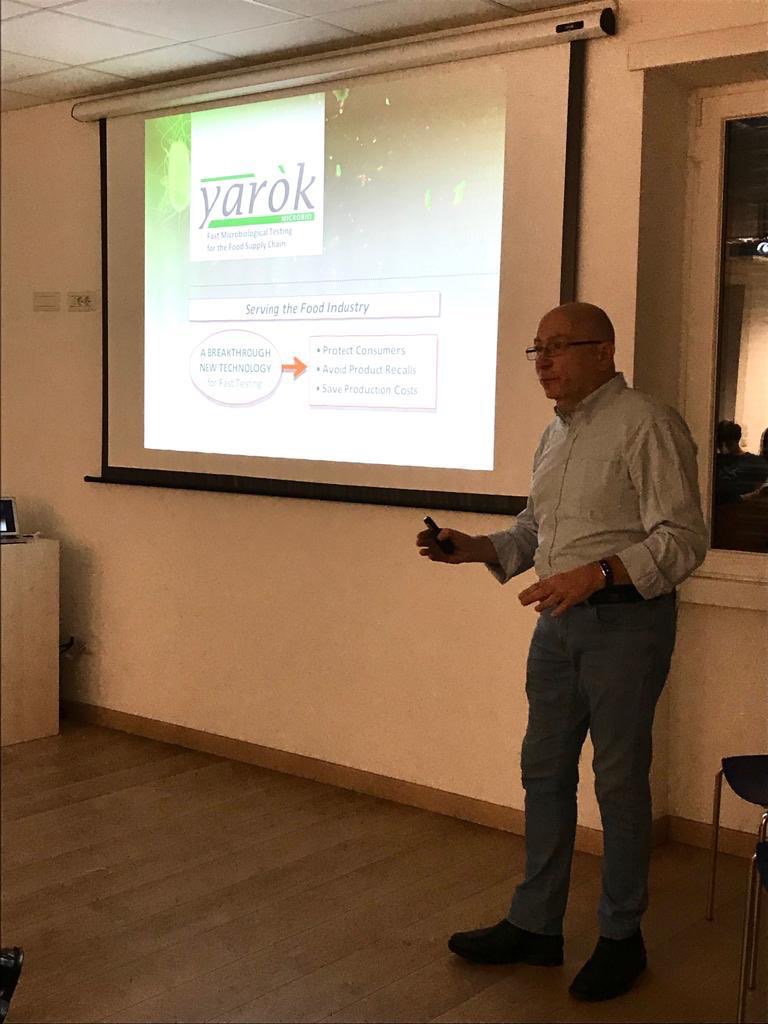 Terminata la conferenza “ #Foodtech and #Food Safety from the Startup Nation” a <a href="/Sbootcamp/">Startupbootcamp</a>, una delle iniziative in programma per l’edizione 2018 di <a href="/GustoKosher/">GustoKosher</a>. Un evento estremamente interessante in cui Jonathan Sierra, ceo di <a href="/yaroktt/">Yarok Microbio</a>