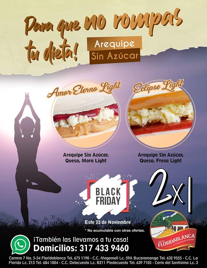 ObleasFlorida's tweet photo. Como ustedes lo pidieron, les traemos otra #SuperPromo para este #BlackFriday 

Para #Domicilios y mayor información, nos puedes escribir directamente al #WhatsApp 3174339460📱o llamar ☎️ al 6751190, te esperamos! https://t.co/phUfXKeCjQ