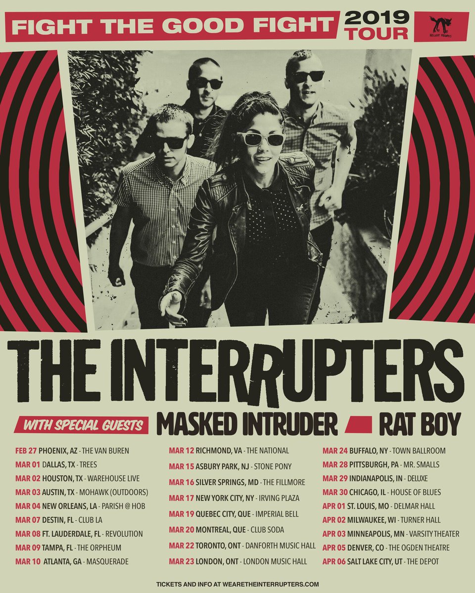 maskedintruder1's tweet photo. YO, THE INTERNET!
DIG IT: WE'RE GONNA TOUR THE USA WITH @Interruptweets! IT'S GONNA BE HELLA RAD, SO GET STOKED! https://t.co/Ro7Gh1pkuZ