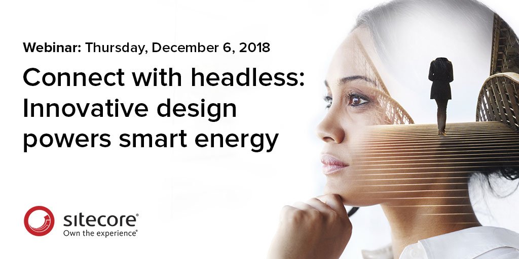 Sitecore's tweet photo. Discover how a headless CMS enabled @Innogy CZ to deliver real value for their customers and business during our webinar with @i_projekt on December 6. Register today: https://t.co/kORpLQG4AB https://t.co/qR7QP5Wd2j