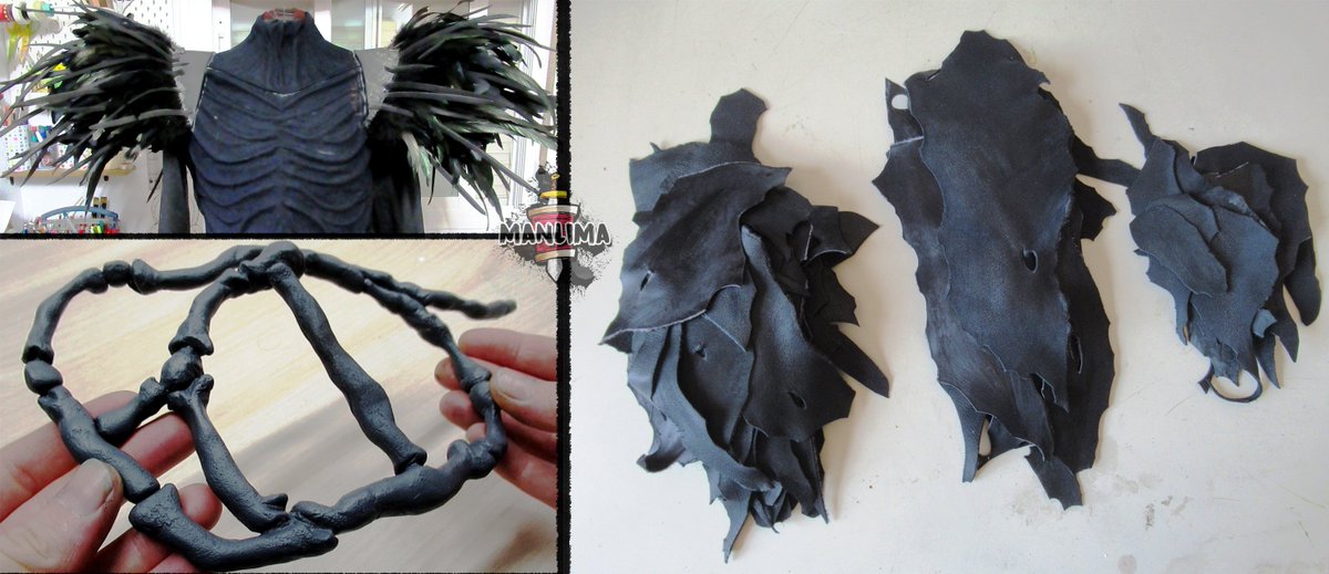 ManlimaCosplay's tweet photo. Hoy las pocas fotos que tenemos de la hebilla, las hombreras y todos los cachucos de cuero que formaban la vestimenta de nuestro #Ryuk
#cosplay #costume #commission #ryukcosplay #deathnote
โ๏ธhttps://t.co/2t0yPSDKVMโ๏ธ https://t.co/ymxH7OaojJ
