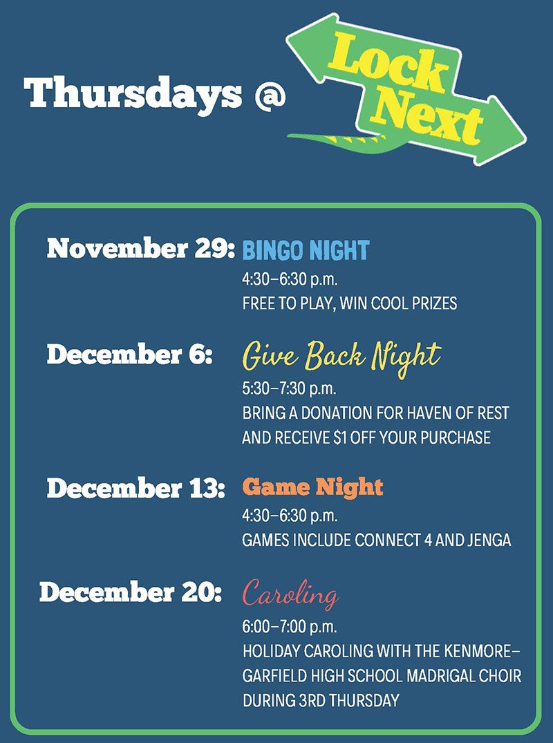 downtownakron's tweet photo. So far, #LockNext events have been a great success. Join us for these upcoming activities and then head out to your next downtown destination.   #downtownakron #Lock3 #Akron #MainStreet #Knightcities https://t.co/x3H4PHBPQ1