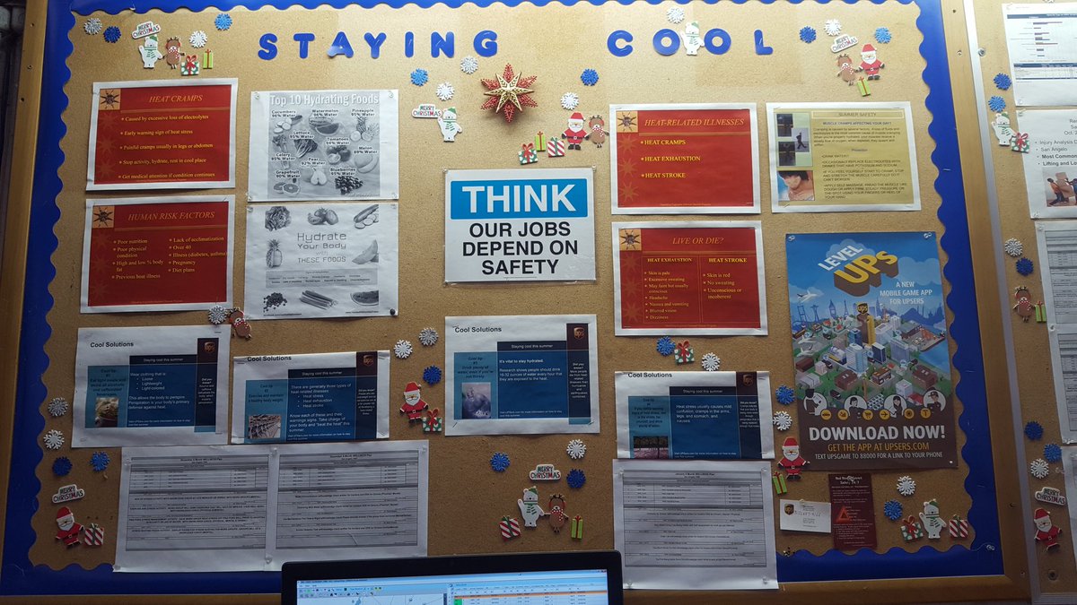 Okay I'm no Picasso but bring some Spirit into your building people it'll make a difference#Red River#UPS#safety