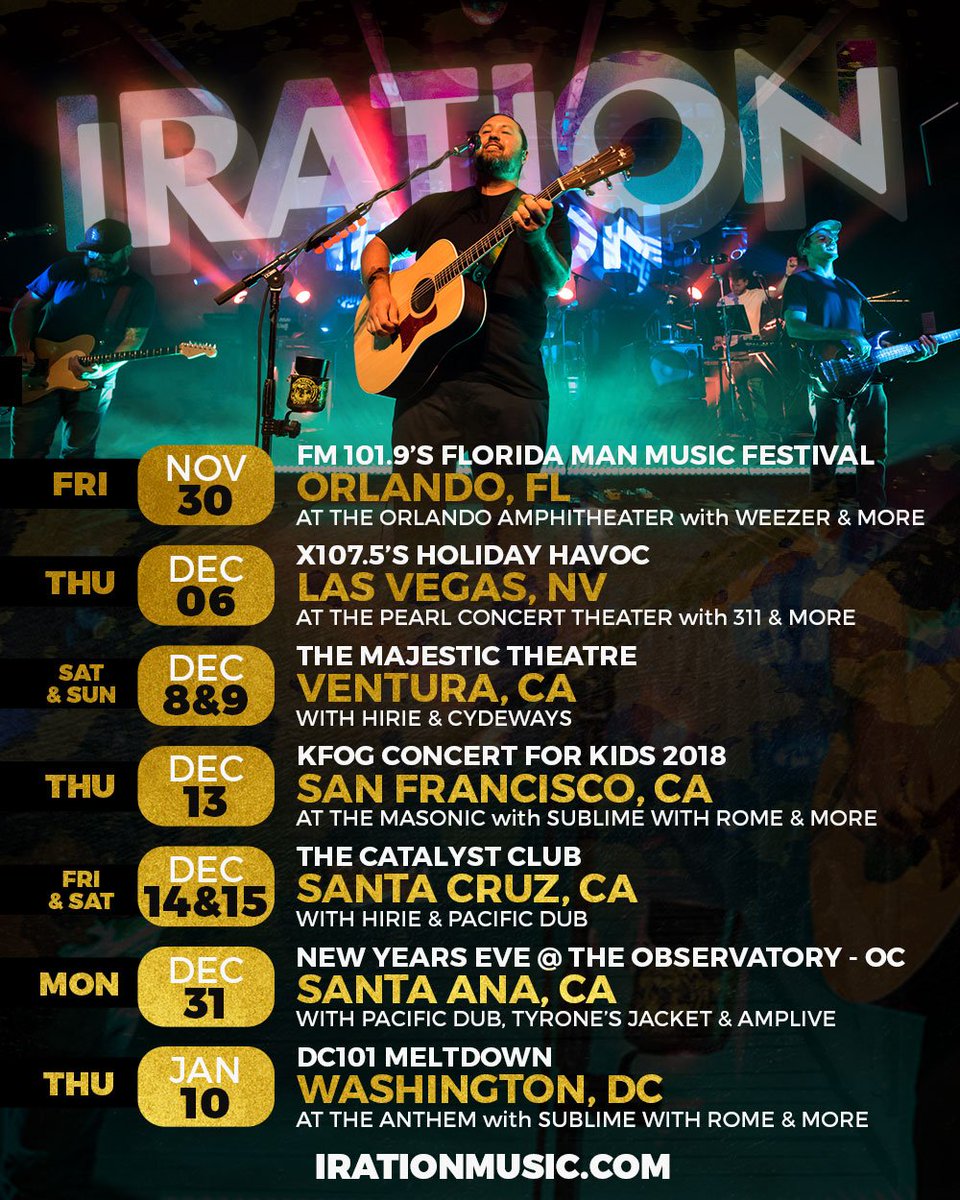 Who's ready to PRESS PLAY with us?! Stoked to announce <a href="/CydewaysMusic/">Cydeways</a> and <a href="/PacificDub/">Pacific Dub</a> will be joining us on select dates. Retweet and tag your show squad for a chance to win tickets to the date near you! 🤙