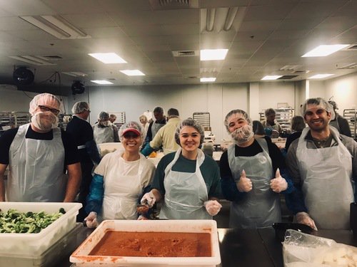 I’m so grateful for the opportunity to serve alongside my teammates today at Open Hand Atlanta. #TeamWorkMakesTheDreamWork #Unselfie