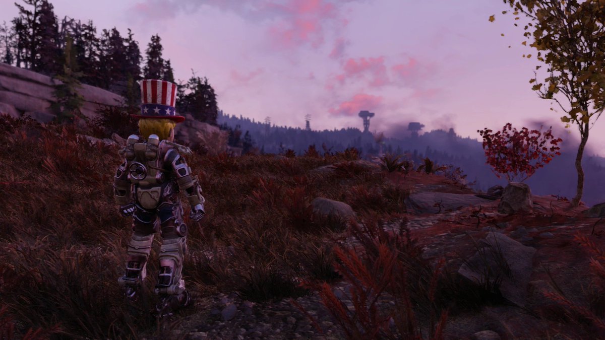 SabertaurOrig's tweet photo. Taking in the scenery both beautiful and deadly! #Fallout76 https://t.co/gMxYhV4c6F