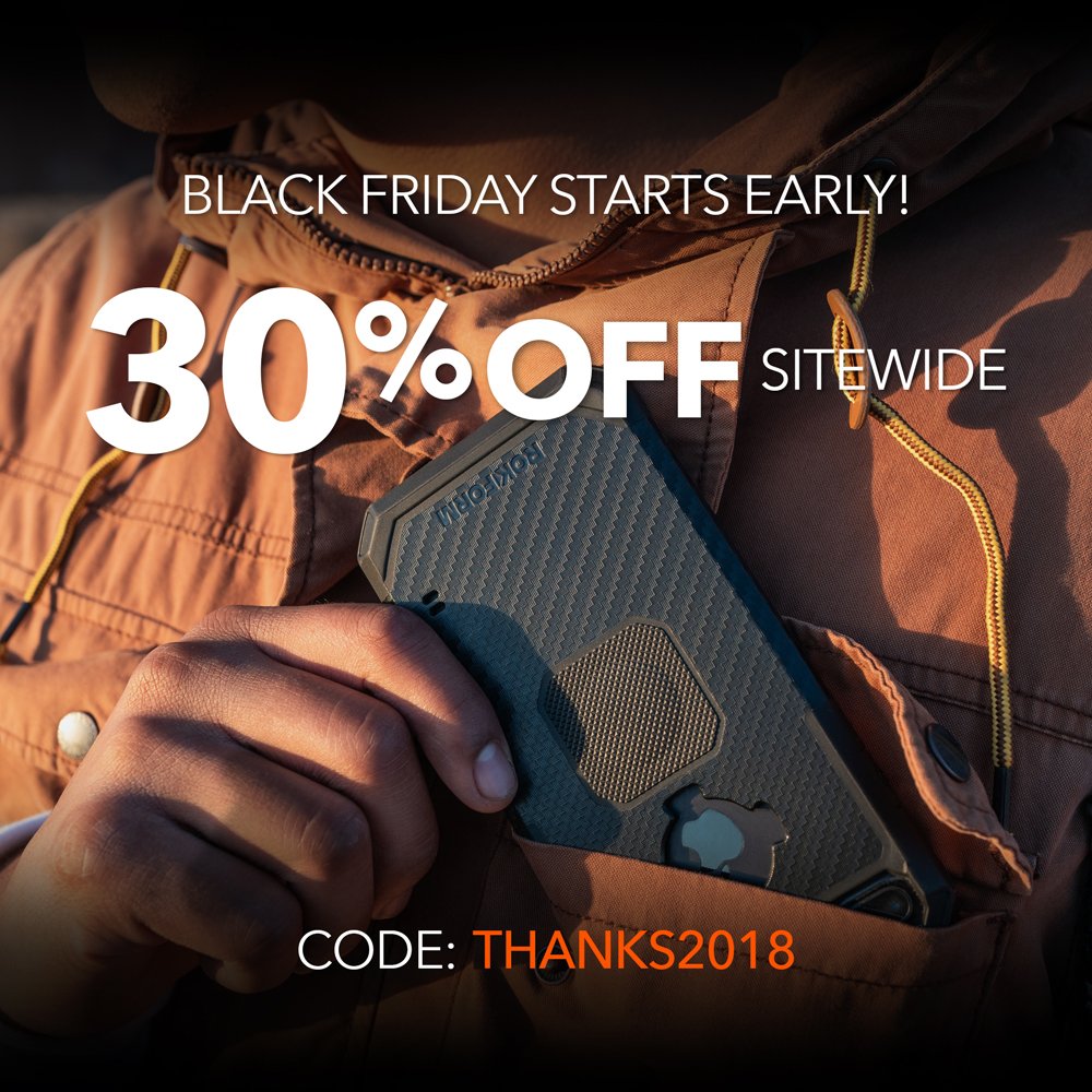 ROKFORM's tweet image. #BlackFriday starts early! Use code THANKS2018 for 30% off site wide.
rokform.com
#rokform #beyondprotection #blackfridaysale #phonecasesale #applecase #samsungcase #iphonecase #galaxycase