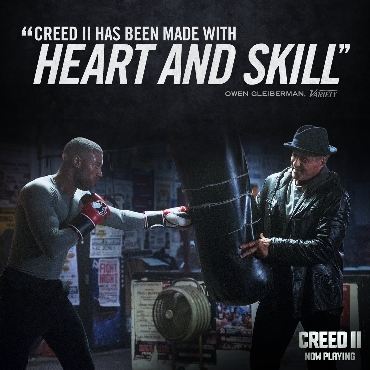 Don’t miss the fight 33 years in the making 🎟💥#Creed2 is in theaters everywhere TONIGHT! Get tickets: tickets.creedthemovie.com