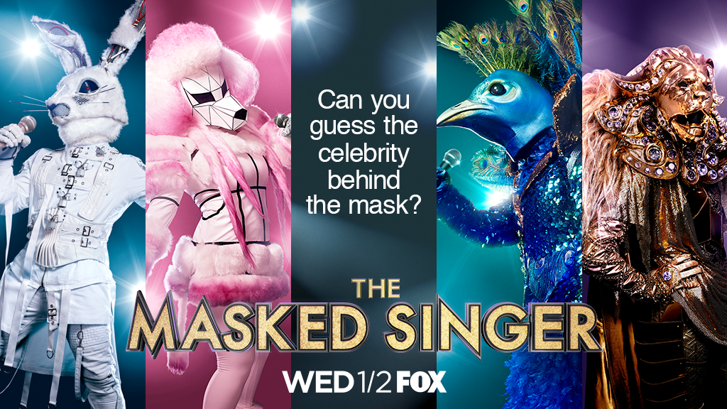 MaskedSingerFOX's tweet photo. The celebrities you know and love… but can’t see. 👀

#TheMaskedSinger premieres January 2 at 9/8c on @FOXTV. https://t.co/ElyJCrZ4m6