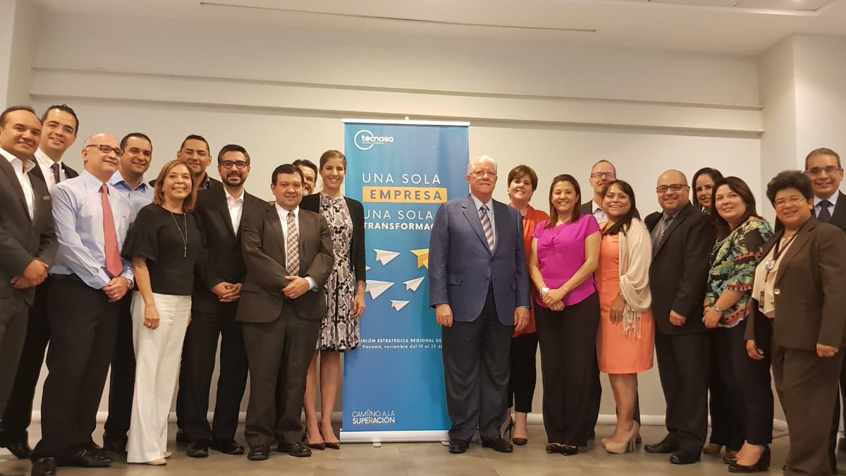 Estamos en nuestra Reunión Estratégica: “Una Sola Empresa, Una Sola Transformación”.  Nos hemos reunido los Gerentes Generales de 7 países, y Gerentes Regionales para planificar y homologar nuestros proyectos 2019. #caminoalasuperacion <a href="/TECNASA/">TECNASA</a> @fuerzatecnasa