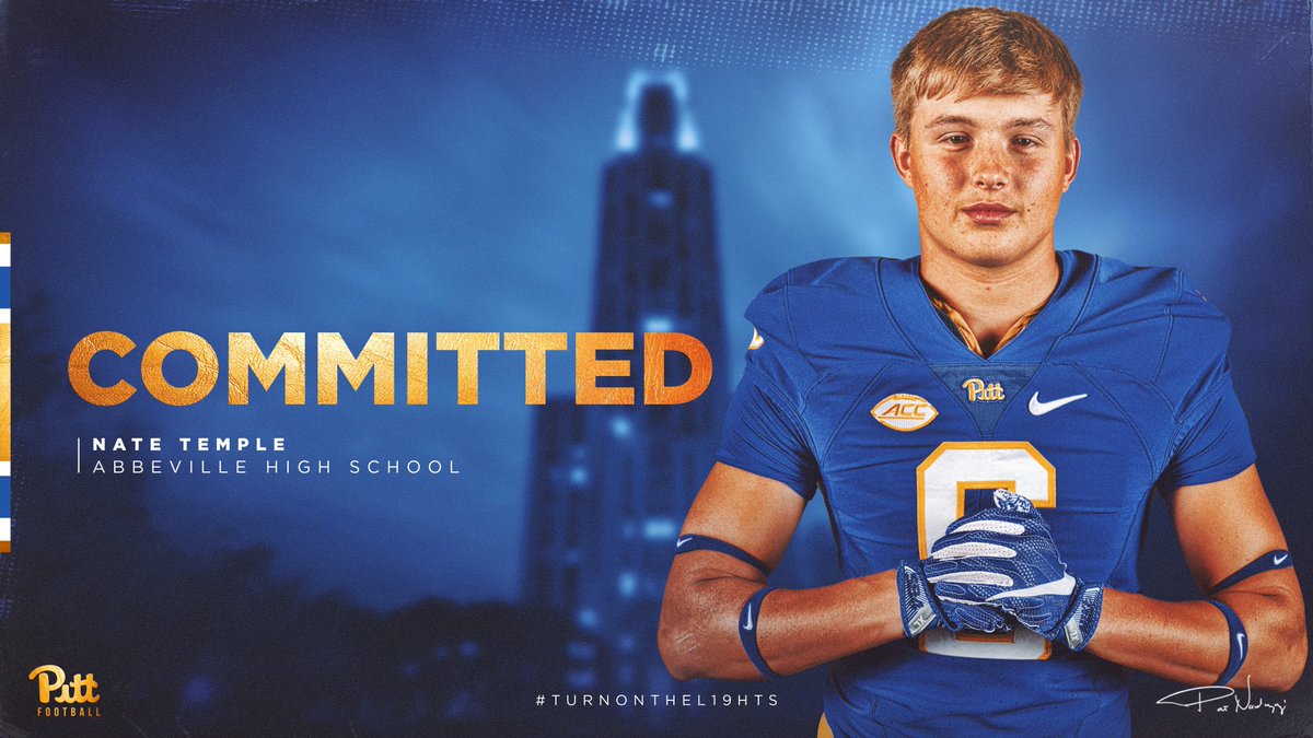 nate_temple6's tweet image. Truly blessed! Thanks @CoachDuzzPittFB @Pitt_FB #H2P
