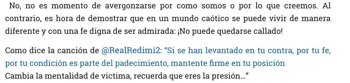 LaMuySanta's tweet photo. La impopular decisión de decir: Creo en Dios https://t.co/ptPwI4AFUc vía @eltiempoblogs ¡Ojalá se abran más espacios para los creyentes en los medios de comunicación! @ELTIEMPO https://t.co/jLc7a15mIb